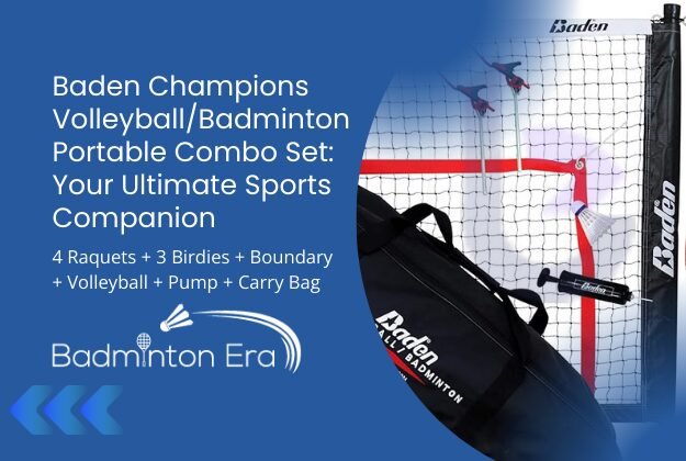 Champions Volleyball/Badminton Portable Combo Set