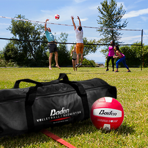 Champions Volleyball/Badminton Portable Combo Set